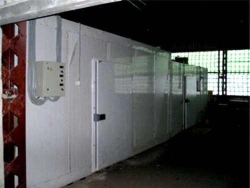 Холодильные морозильные камеры 250 и 165 куб.м.